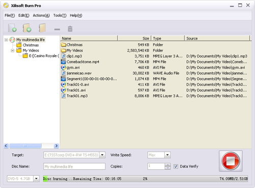 Xilisoft Burn Pro