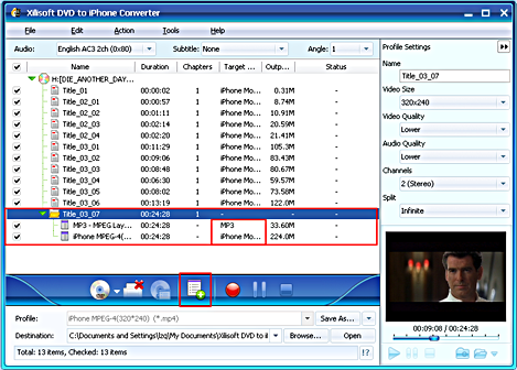 Xilisoft DVD to iPhone Converter