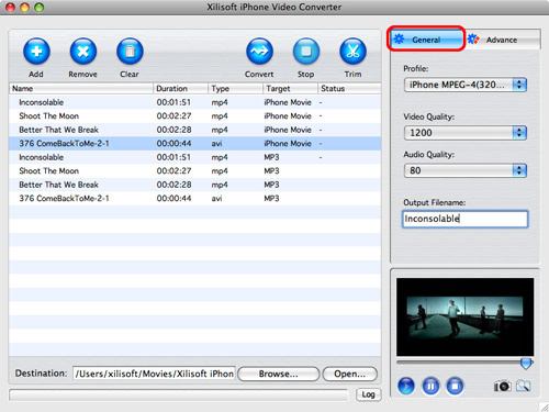 Xilisoft iPhone Video Converter for Mac