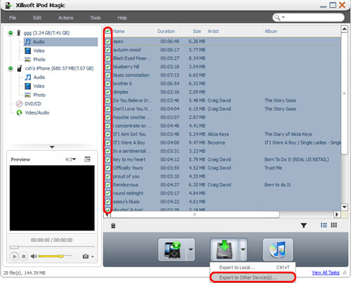 How to transfer iPod files