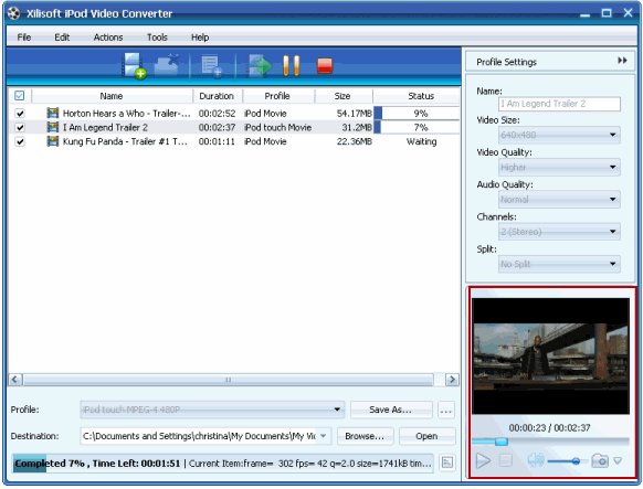 How to put video to iPod