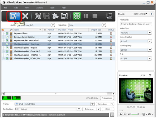 Videos to  Windows Phone 7 Converter, Video Converter for Windows Phone 7