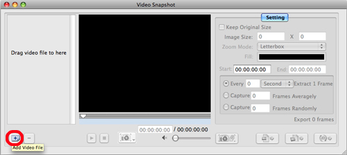 Xilisoft Video Snapshot for Mac